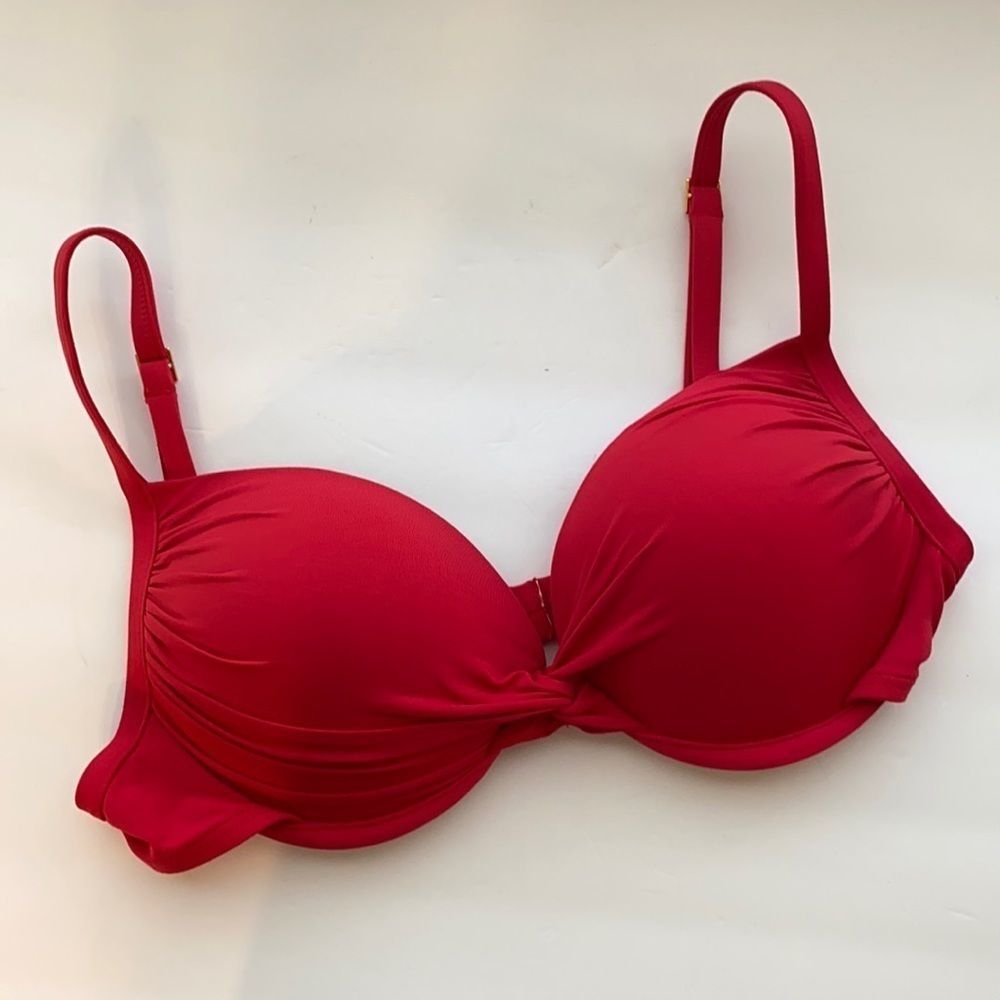 La Blanca Women Size 6 Red Twist Top